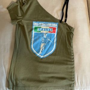 D&G one shoulder shirt
